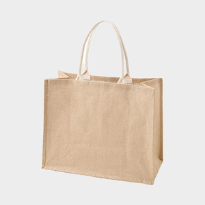 High Quality Customized Logo Jute Tote Shopping Bag Cotton Canvas Bag Custom Item Style Pattern Letter Promotion IND - Product Image 4