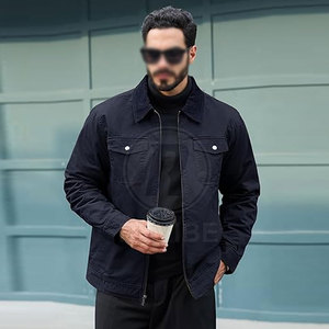 Veste d'hiver pour homme de haute qualité 100% coton, respirante, écologique, avec logo sur le devant - Product Image 2