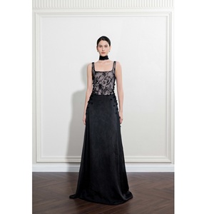 Vestidos Casuales Modernos de Alta Costura, Vestido Largo Transparente LUMINA, Sin Mangas, Corte en A, Vestidos Formales Largos para Mujer en Vietnam - Product Image 1