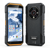 Teléfono Inteligente Resistente para Exteriores 5G Uniwa Vd5021 IP68 IP69K con Pantalla Táctil, Dimensity 6300, WiFi 6, NFC, 5500 mAh, Larga Duración de Batería