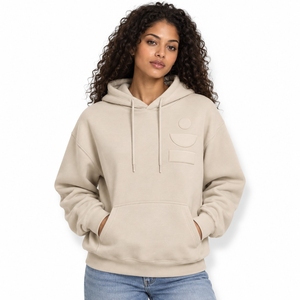 Sudaderas premium para mujer con estampado en relieve, interiores acogedores, diseños texturizados y siluetas contemporáneas para uso diario informal. - Product Image 1