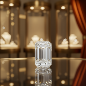 Émeraudes cultivées en laboratoire certifiées IGI 10,06 carats VS2, diamants non montés - Product Image 3