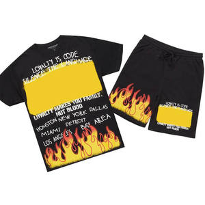 <b>Men</b> T <b>Shirt</b> and Short Set <b>Summer</b> Casual Two Piece Outfit <b>for</b> Daily Wear Gym Fitness and Travel - Product Image 1