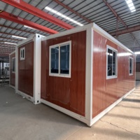 Maisons préfabriquées modernes à 2 chambres, luxe Pakistan, installation facile, maisons conteneurs 20 pieds, mini-maisons préfabriquées