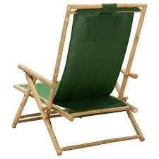 Chaise longue en bambou pliable pour l'extérieur, lit de soleil en bambou pour la plage, décoration de resort, chaise en bambou fabriquée au Vietnam - Product Image 2