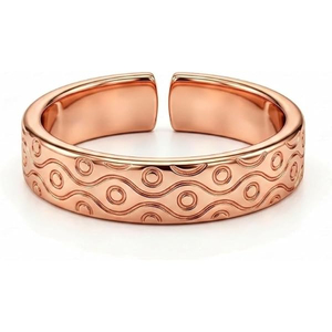 Handcrafted Pure Copper Cuff <b>Bracelet</b> for <b>Men</b> and Women Adjustable Twisted Wire Open Bangle Minimalist Metal Jewelry Wholesale - Product Image 5