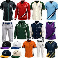Uniforme de Béisbol al Por Mayor, Paquete Completo con Camiseta, Pantalones y Gorra, Ropa Deportiva, Diseño de Logotipo Personalizado, Poliéster