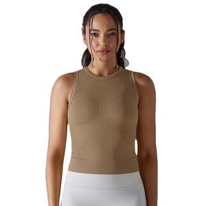 Women Gym Yoga Breathable Medium Support Seamless Sports Bra Comfortable Top Athletic <b>Vest</b> Brassiere - Product Image 1