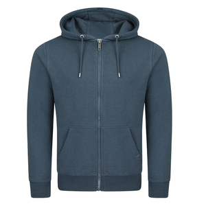 Sweat à capuche décontracté pour homme, deux couleurs, imperméable, anti-plis, avec fermeture éclair, logo personnalisé et design coloré - Product Image 1