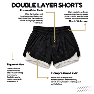 Shorts de course pour femmes, shorts de sport légers, shorts d'entraînement légers à séchage rapide, prix de gros - Product Image 3