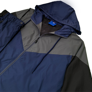 Survêtement unisexe deux pièces vintage coupe-vent grande taille hiver 2026, respirant, zippé, en nylon écologique – Meilleures ventes - Product Image 2