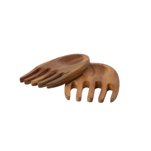 Ensemble cuillère et fourchette en bois classique, plaqué argent, finition miroir, écologique, compatible lave-vaisselle, idéal pour les cadeaux - Product Image 6