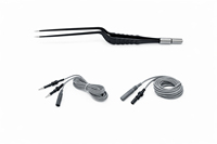 Forceps bipolaire médical à baïonnette en acier, manuel, 25 cm, avec câble à embout banane de 4,5 mètres, prix de gros