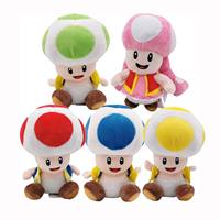 Peluche en gros Toad Mushroom Daisy Peach Rosalina Baby Goomba Tanooki Yoshi Magikoopa Bowser Star Piranha Tanooki Koopa