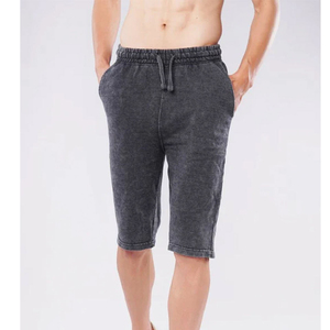 Pantalones Cortos de Hombre de Alta Calidad, Ecológicos, de Tela Oxford 100% Algodón, Transpirables, con Cierre de Cordón, Lavado Ácido Sostenible - Product Image 5