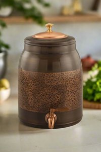 Robinet de fontaine à eau en cuivre écologique moderne, artisanat licorne, distributeur d'eau fait main, articles de boisson en métal de qualité supérieure pour usage au bureau - Product Image 4