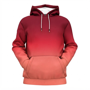 Sweat à capuche unisexe personnalisé avec logo, doublé, sublimation 3D, écologique, mode estivale, séchage rapide, coupe oversize, 100 % polyester, léger - Product Image 1
