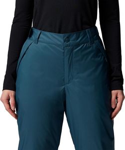 Pantalon de ski imperméable pour femme, synthétique et isolé, avec technologie Gore-Tex et fermeture à boutons, bleu sarcelle - Product Image 3