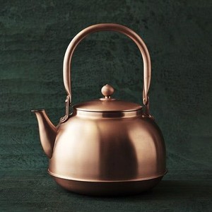Antique Look Copper <b>Tea</b> <b>Kettle</b> Matte Finish with Strong Handle Handmade for Kitchen Heating Water and Premium Gift Purpose - Product Image 4