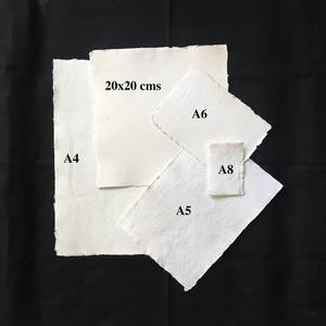 Papel Artesanal de Algodón Reciclado Hecho a Mano al por Mayor, Papel para Manualidades Tamaño A5 A6, Hojas de Papel Hechas a Mano de Colores, Bloc de Dibujo de Colores, Precio de Fábrica - Product Image 5