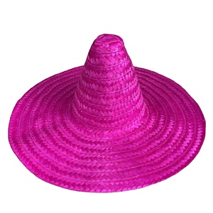 Vietnam Origin Mexican Sombrero <b>Straw</b> <b>Hat</b> Wide Brim Natural <b>Straw</b> Material For Festival Costume Beachwear And Party Use - Product Image 1