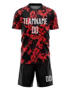 Custom Autumn <b>Football</b> Uniform Jersey Set-100% Polyester Short Sleeves Elastic Waist Digital <b>Print</b> for Schools Clubs Sports - Product Image 6
