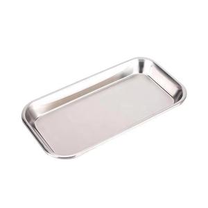 Plateaux pour instruments en acier inoxydable certifiés CE, manuels, réutilisables, stérilisation haute température, plateaux utilitaires médicaux, chirurgicaux - Product Image 2