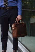 Tas Laptop Kulit Ringkas untuk Kerja Kantor, Perjalanan, dan Kegunaan Sehari-hari, Tersedia dengan Harga Terjangkau