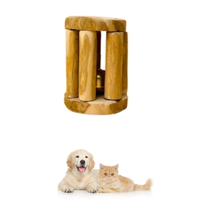 Jouet à mâcher en bambou écologique haut de gamme pour chats, élégant et pratique - Product Image 3