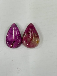 Lote de 10 Piezas de Cabujones de Tulita Rosa Natural en Forma de Pera, 57g, Proveedor Mayorista de Gemas a Granel para Compradores de China - Product Image 4