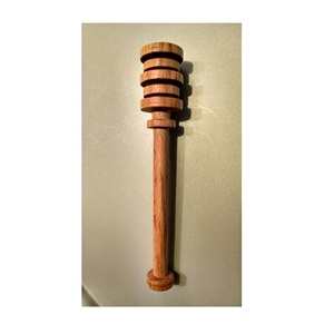 Bâtonnet à miel réutilisable en bois fait main de luxe pour pot de miel, cuisine, salle à manger et service du petit-déjeuner - Product Image 1