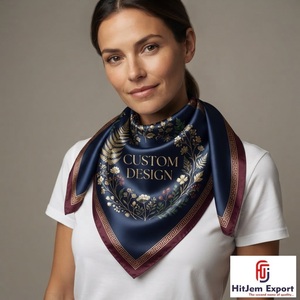 Custom Satin Printed Scarf Fabric Private Label Branding Promotional Fashion Scarf OEM ODM Textile Manufacturer Service - Product Image 4