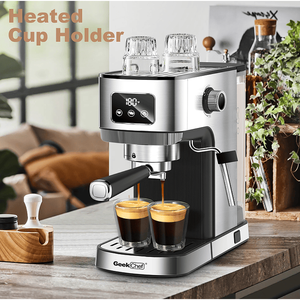 Macchina per Espresso Semi-Automatica ULKA 1350W, Pompa ad Alta Pressione 20 Bar, Capacità 1/2 Tazza per Cappuccino e Latte, Compatibile con Capsule ESE POD - Product Image 5