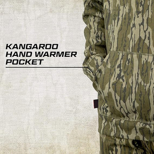 Sudadera con Capucha de Felpa Francesa con Estampado de Camuflaje para Hombre, Mezcla de Algodón y Poliéster, Sudadera con Capucha de Tela Suave con Cordón Ajustable - Product Image 3