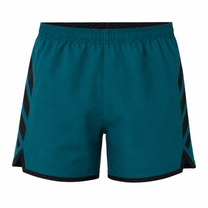 Custom Design Printed Anti-Bacterial 100% Polyester for Men's Customized OEM Wholesale Anti <b>Slip</b> Waistband Rugby Shorts - Product Image 5