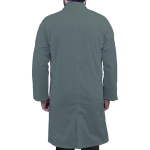 Blouses médicales unisexes professionnelles pour usage hospitalier, personnalisables, à manches longues, en tissu tricoté avec détection d'aiguilles - Product Image 2