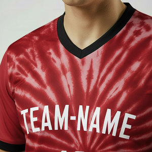 Tenue de football d'équipe en gros, ensemble maillot et short de football, personnalisable avec nom d'équipe sur le devant, anti-UV, respirant, sublimé, séchage rapide - Product Image 4