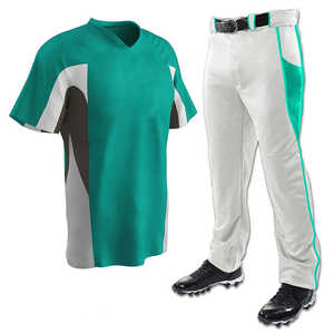 Uniforme de baseball sur mesure en gros, grande taille, antibactérien, logo personnalisé, respirant - Product Image 2