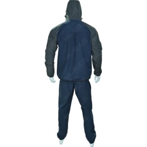 Conjunto Deportivo Personalizado para Hombre, Chaqueta Cortavientos con Parches de Poliéster y Nailon, Chaqueta con Cierre y Pantalones Cortos - Product Image 3