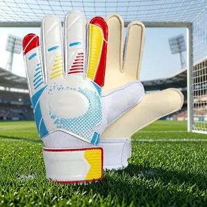 Gants de gardien de but de football unisexes, doigts entiers, paume antidérapante, fermeture à boucle, respirants, séchage rapide - Product Image 4