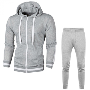 Conjunto Deportivo Informal de Otoño para Hombre, Ecológico, de Color Sólido, en Poliéster/Algodón, Transpirable, con Cuello Redondo - Product Image 5