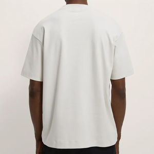 T-shirts personnalisés pour hommes, manches courtes, été, coton/polyester 220 GSM, tricotés, avec votre propre logo, style streetwear, vente en gros - Product Image 4