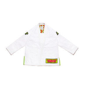 Uniforme de Jiu Jitsu Brasileño de Alta Calidad, 100% Algodón, Lote 76 TMNT Albino y Preto, Diseño Personalizado con Logotipo - Product Image 1