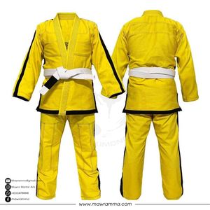Kimono de Jiu Jitsu Mawra de Primera Calidad, Preencogido, Tejido de Perlas, 100% Algodón, Bordado Personalizado, Forro Sublimado, Ligero - Product Image 2