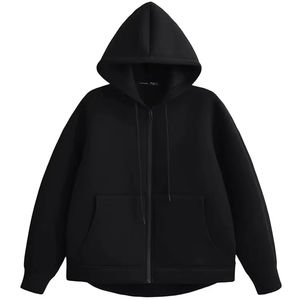 เสื้อฮู้ดแบบสวมหัวสำหรับฤดูหนาว ยูนิเซ็กซ์ ผ้าฟลีซ 300 กรัม ผ้าฝ้าย 100% กันน้ำ กันลม พิมพ์โลโก้ด้านหน้าตามสั่ง บริการ OEM ราคาถูก - Product Image 2