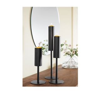 Graceful Metal Candle <b>Tea</b> <b>Light</b> <b>Holder</b> Designed For Creating Relaxed Ambience Through Soft Illumination And Fine Detail - Product Image 4
