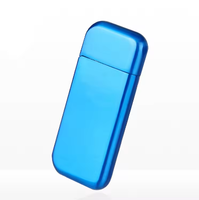 Briquet Électrique Portable Anti-Vent Rechargeable USB Sans Flamme Tendance 2026
