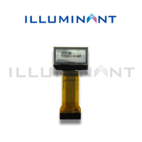 Illuminant Mono 0.83" COG FPC Plug Putih PMOLED SSD1306 Driver 96x39 23.8x16.2x1.2 8-bit 68XX/80XX Paralel 4-kabel SPI I2C