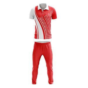 เสื้อคริกเก็ตคุณภาพสูงแบบซับลิเมชั่น ชุดยูนิฟอร์มคริกเก็ตสั่งทำพิเศษ พร้อมโลโก้สโมสรและชื่อทีมที่กำหนดเอง - Product Image 2