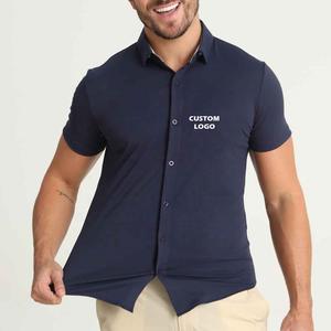 Camisetas de Manga Corta con Cuello Polo, Diseño Moderno, Personalizadas con Logotipo, Tejidas, para Hombre, Talla Grande, Verano, 100% Poliéster - Product Image 3